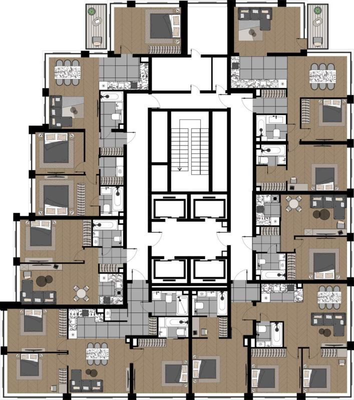 2-комн. квартира, 38 м², 20/25 этаж