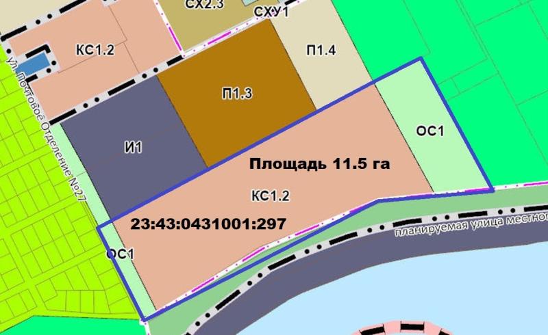 Коммерческая земля, 11.5 га.