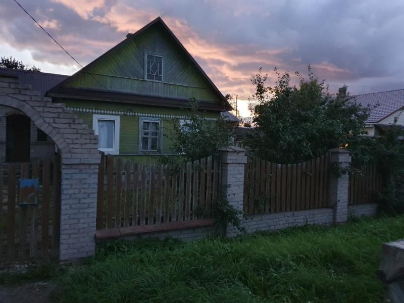 Дом, Ленинградская область, Сланцы, пос. Замошье, Сиженская улица, 52. Фото 1