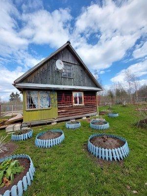 Дом, Ленинградская область, садоводческий массив Посадников остров. Фото 1