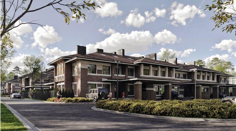 Таунхаус, Московская область, дер. Тимошкино, ул. Архитектора Казакова. Фото 2