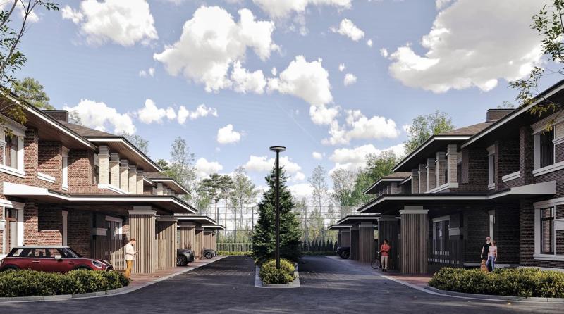 Таунхаус, Московская область, дер. Тимошкино, ул. Архитектора Казакова. Фото 2