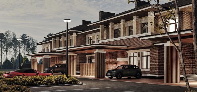 Таунхаус, Московская область, дер. Тимошкино, ул. Архитектора Казакова. Фото 2