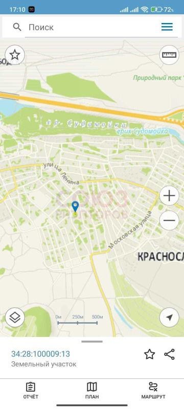 Земельный участок, Волгоградская область, Краснослободск, Больничная улица, 57. Фото 1
