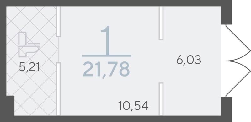 Офис, 21 м²
