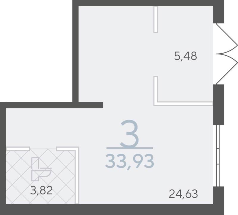 Офис, 33 м²