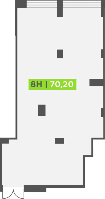 Торговая площадь, 70 м²