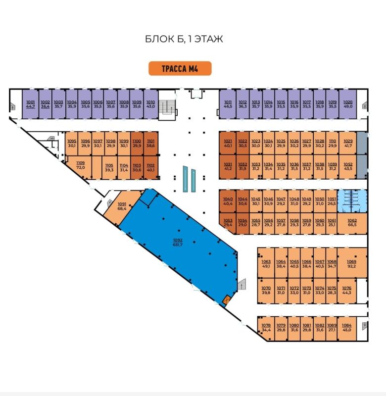Торговая площадь, 40 м²
