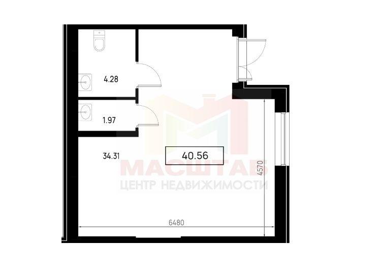 Торговая площадь, 40 м²