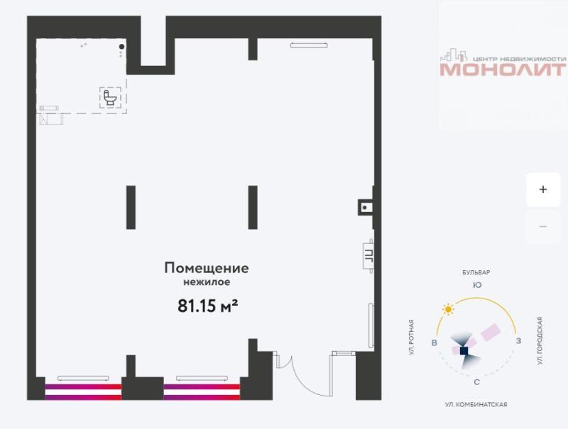 Торговая площадь, 81 м²