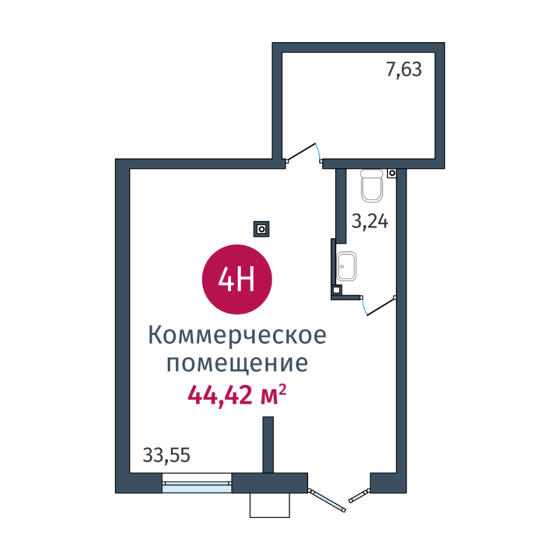ПСН, 44.42 м2