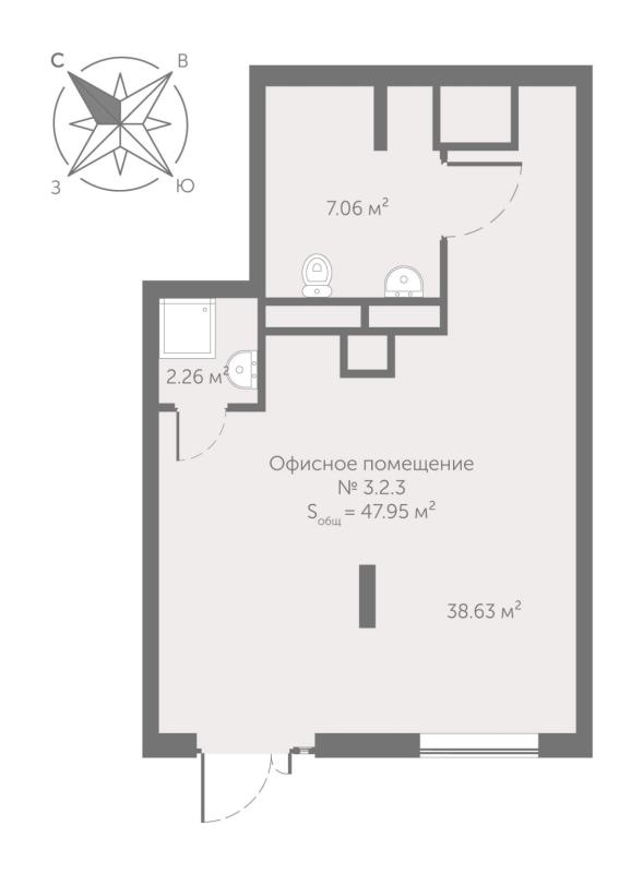 ПСН, 47.95 м2