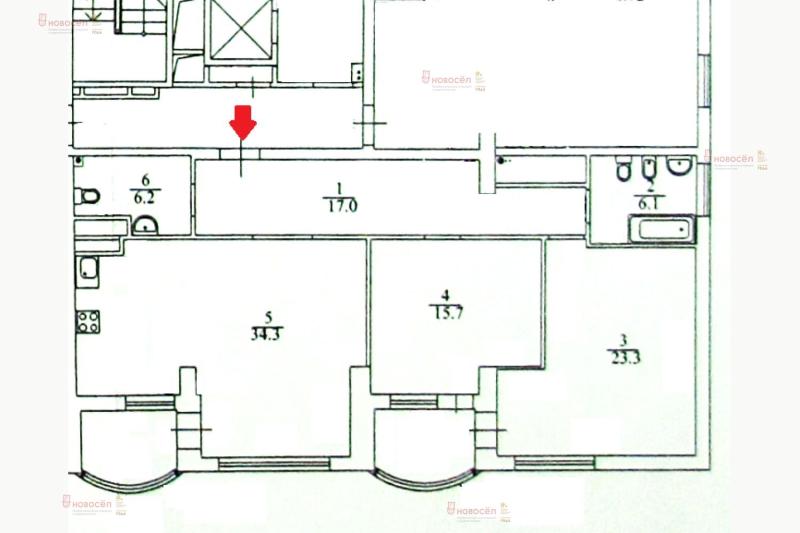 3-комнатная Квартира, 102.6 м2