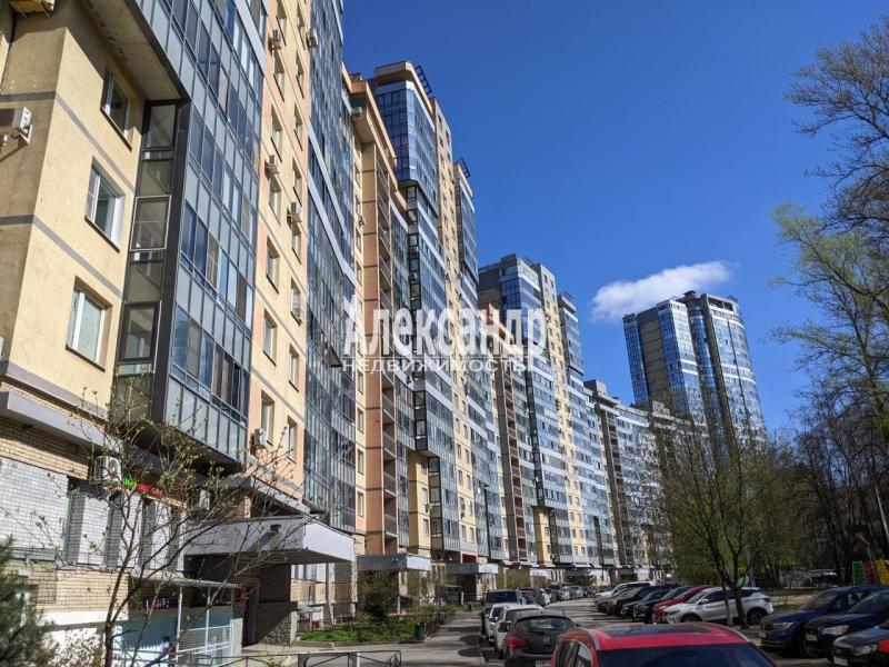 Квартира-Студия, 44 м², 14/14 этаж