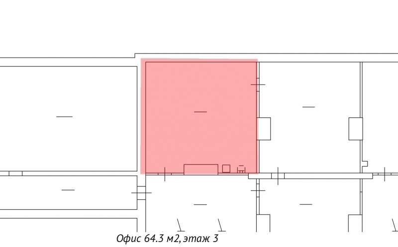 Офис, 64.3 м2