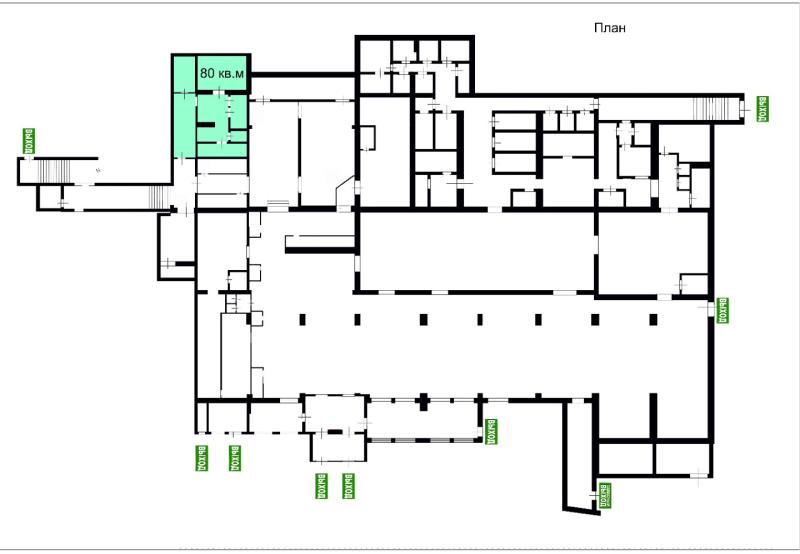 Торговая площадь, 80 м²