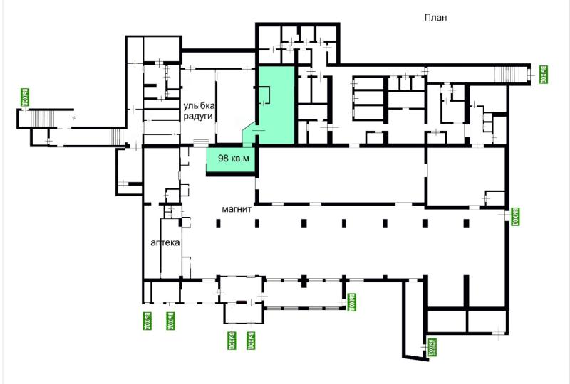 Торговая площадь, 98 м²